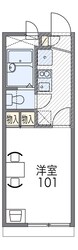 レオパレスプランタン五番館の物件間取画像